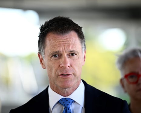 Manifestanti che manifestano nel Nuovo Sud Galles