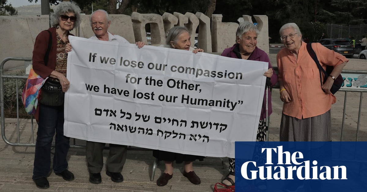 We have lost our humanity': Holocaust survivors call for end to war in Gaza