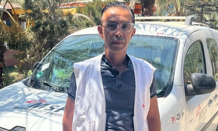Dr Mohammed Abu Mughaisib says he has had to move from hospital to hospital after repeated Israeli strikes.