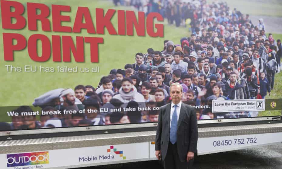 Nigel Farage launches Ukip’s latest poster