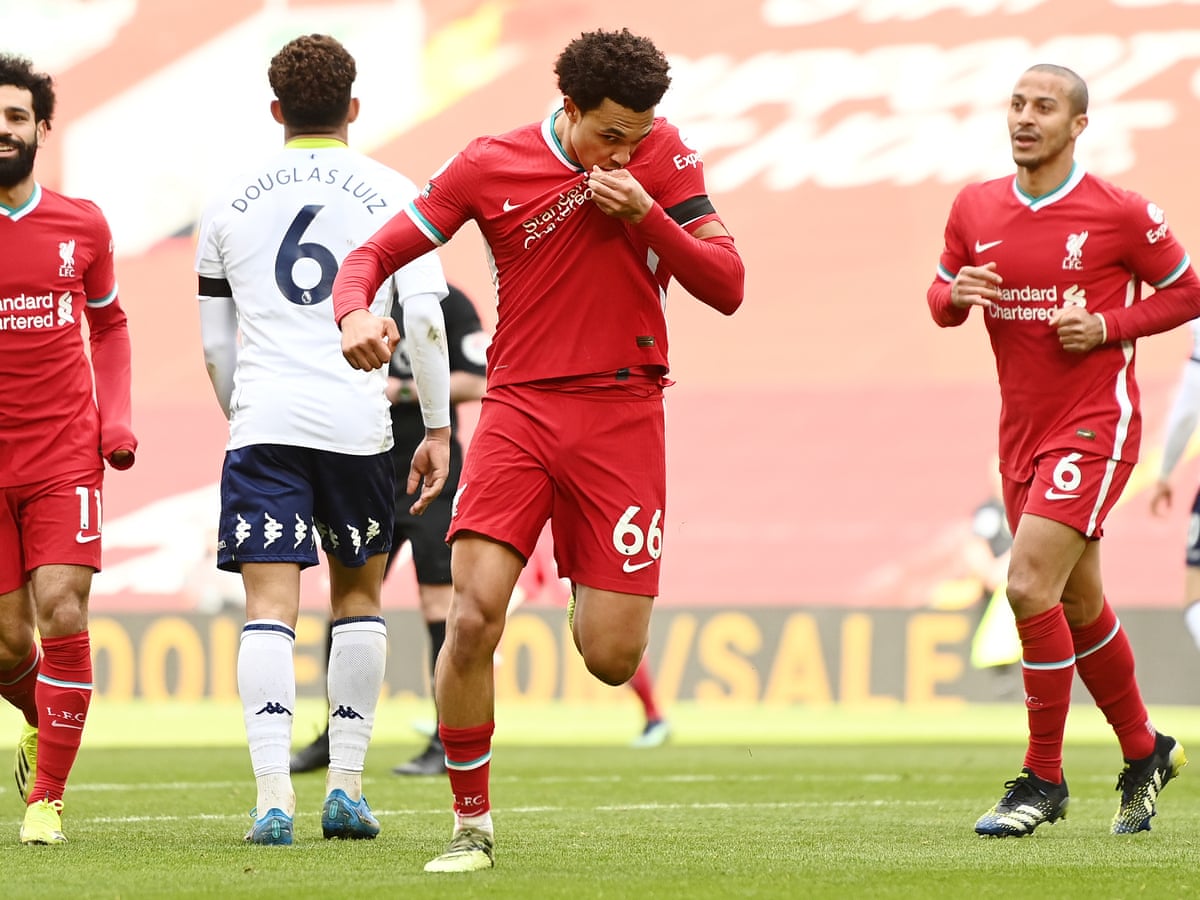 liverpool 2 1 aston villa preston 0 5 brentford and more clockwatch as it happened football the guardian