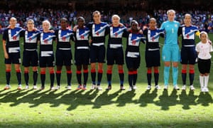 Team GB line up before facing Cameroon at the 2012 Olympics.