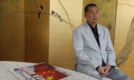 Apple Daily founder, Jimmy Lai, in July 2020