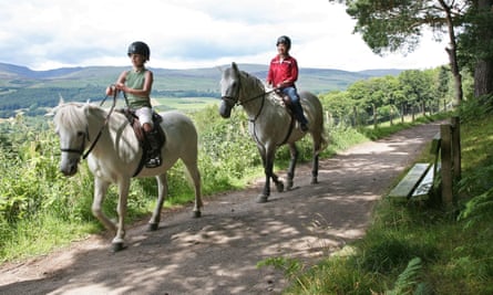 Horse riding at Crieff Hydro