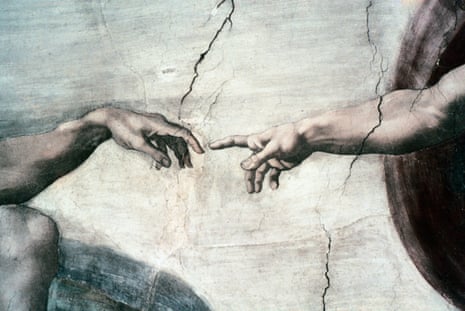 Detail from Michelangelo’s Creation of Adam 