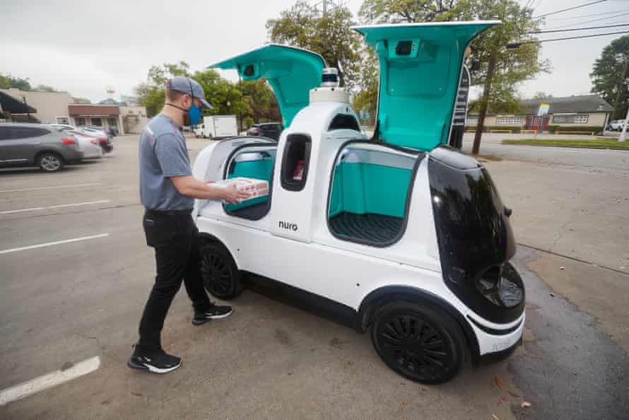 Houston customers can have Domino’s delivered via R2, Nuro’s custom, autonomous vehicle, starting this week.