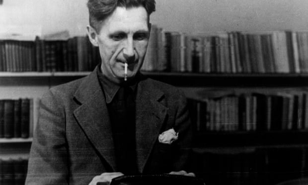 George Orwell At A Typewriter