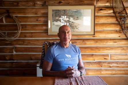 Retired police officer and army veteran Jim Thomas at home. Thomas was instrumental in ensuring that “Drag Story Hour” in mid-July at Helena’s Montana Book Co. went off safely and without a hitch.
