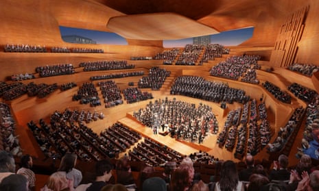 An artist’s impression of London’s Centre for Music.