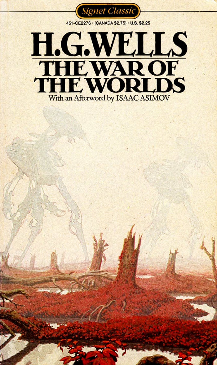 The War of the Worlds by HG Wells sci-fi novels movie adaptations
