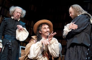 Stephen Ouimette, Rylance and David Hyde Pierce in La Bête by David Hirson at the Comedy theatre in 2010