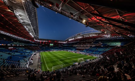 The interior of the stadium.