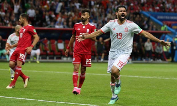 Diego Costa Gets Luck Of The Bounce As Spain Deny Stubborn Iran World Cup 18 The Guardian Diego Costa Gets Luck Of The Bounce As Spain Deny Stubborn Iran World Cup 18 The Guardian