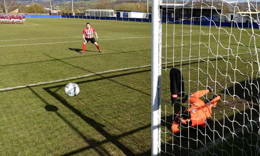 Lauren Bracewell pulls off one of her three saves in Burnley’s penalty shootout victory against Sunderland.