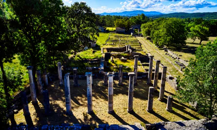 Le site archéologique d'Altilia à Sepino.