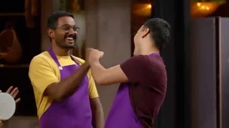 Contestants fist bump in MasterChef