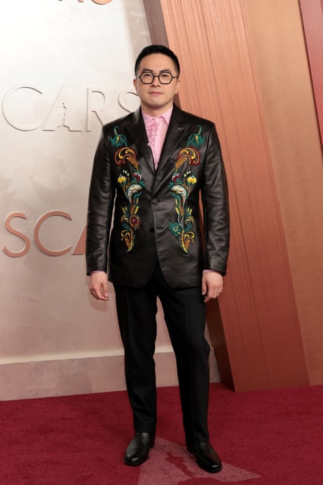 Bowen Yang attends the 97th Annual Oscars at Dolby Theatre on March 02, 2025 in Hollywood.