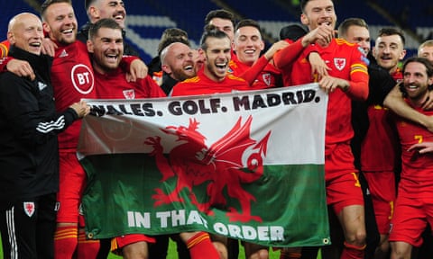 Wales to celebrate with that flag.