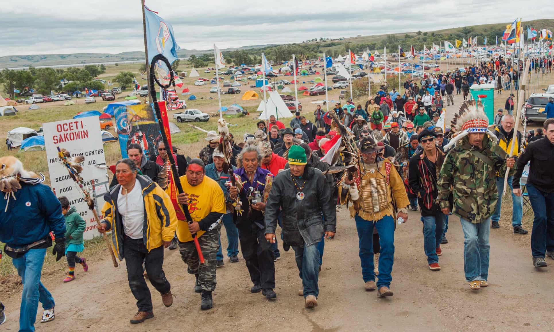 North Dakota pipeline protest