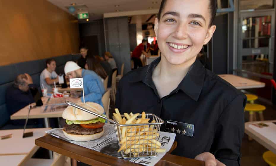 Table service has already been tested in Australia, pictured, and mainland Europe and is aimed at enticing young families.