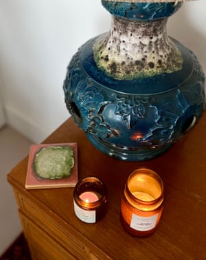 Detail of scented candles