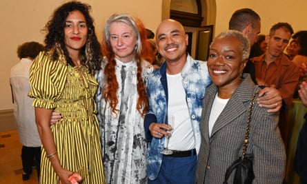 From left: Jasleen Kaur, Delaine Le Bas, Pio Abad and Claudette Johnson at Tate Britain.