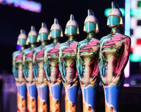 This year’s Brit awards trophy, designed by Rachel Jones.