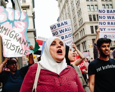 People at protest