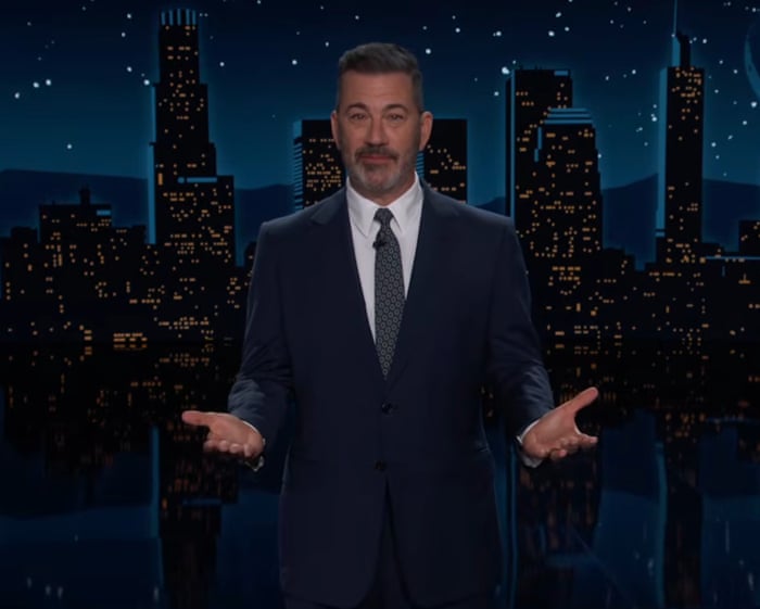 Jimmy Kimmel on Trump’s joke about Iran bombing LA: ‘Our own president wishing death to America’