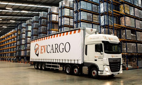 An EVCL Chill lorry in a warehouse