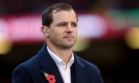 Nick Evans, the former All Black and Harlequins coach, at Wales v New Zealand in October 2021