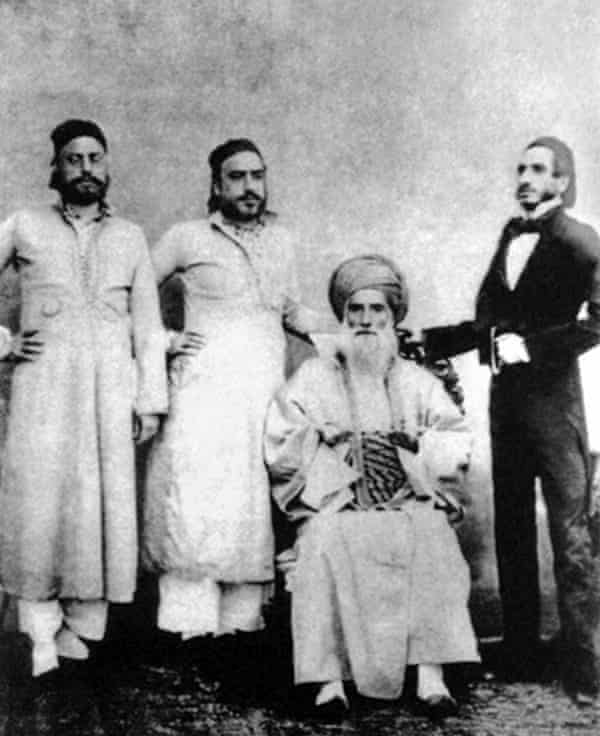 The dynasty’s founder, David Sassoon, seated.