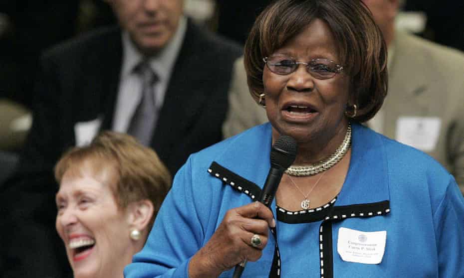 Former Florida Congresswoman Carrie Meek died Sunday, 28 November, at age 95. 