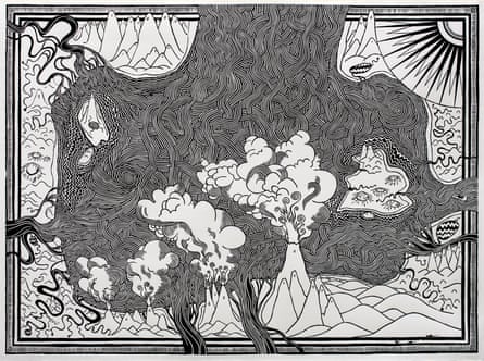 Stanley Donwood’s A Map of the New World, 2024.