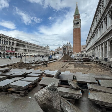 Piazza San Marco’s paving slabs.