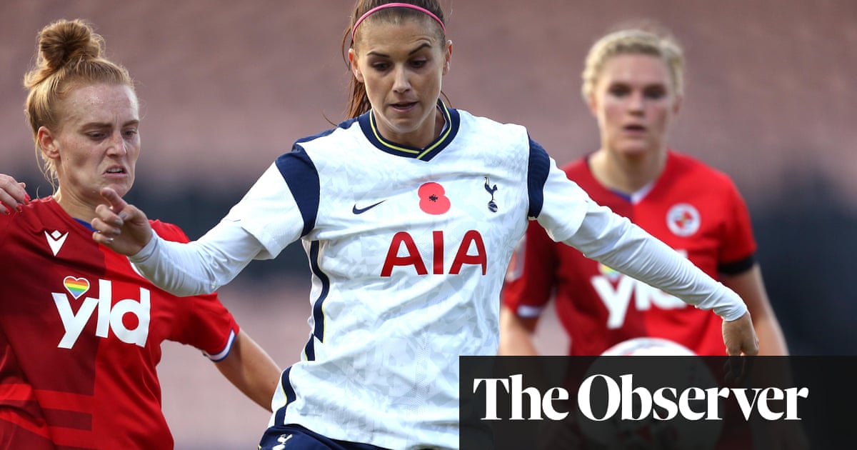 Alex Morgan makes Tottenham debut in WSL  draw with Reading