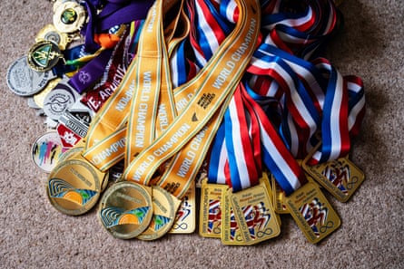 Sarah Roberts’ medal collection