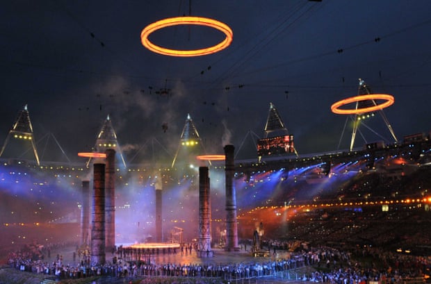 The Industrial Revolution … echoed in the ‘forging’ of the Olympic rings during the London opening ceremony.