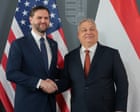 JD Vance meets Orbán on visit ahead of knife-edge Hungarian election – Europe live