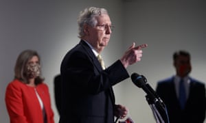 Mitch McConnell’s stimulus package is worth around $1tn, compared to the $3tn proposed by House Democrats.