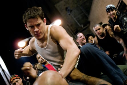 Great in a vest … Tatum as bare-knuckle fighter Shawn MacArthur in Fighting.