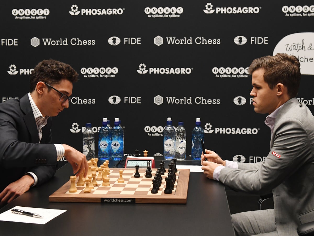 Magnus Carlsen Barely Saves Draw As Fabiano Caruana Misses Win In Game 6 Thriller As It Happened Sport The Guardian