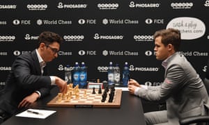 Magnus Carlsen Barely Saves Draw As Fabiano Caruana Misses Win In Game 6 Thriller As It Happened Sport The Guardian