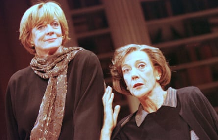 Maggie Smith, left, and Eileen Atkins in A Delicate Balance at the Theatre Royal Haymarket, October 1997.