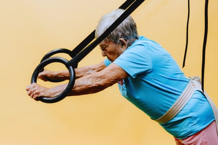 Stewart, 96 at the Desert Fitness Collective in Palm Springs