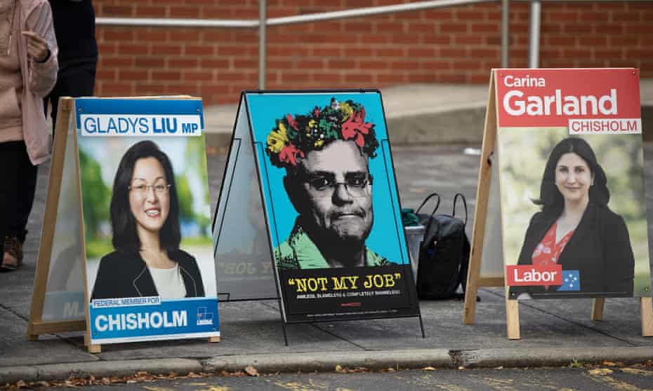 Election posters in Melbourne