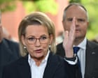 Australia politics live: Sussan Ley avoids leadership spill as Liberal party room briefed on proposed ‘peace deal’ with Nationals