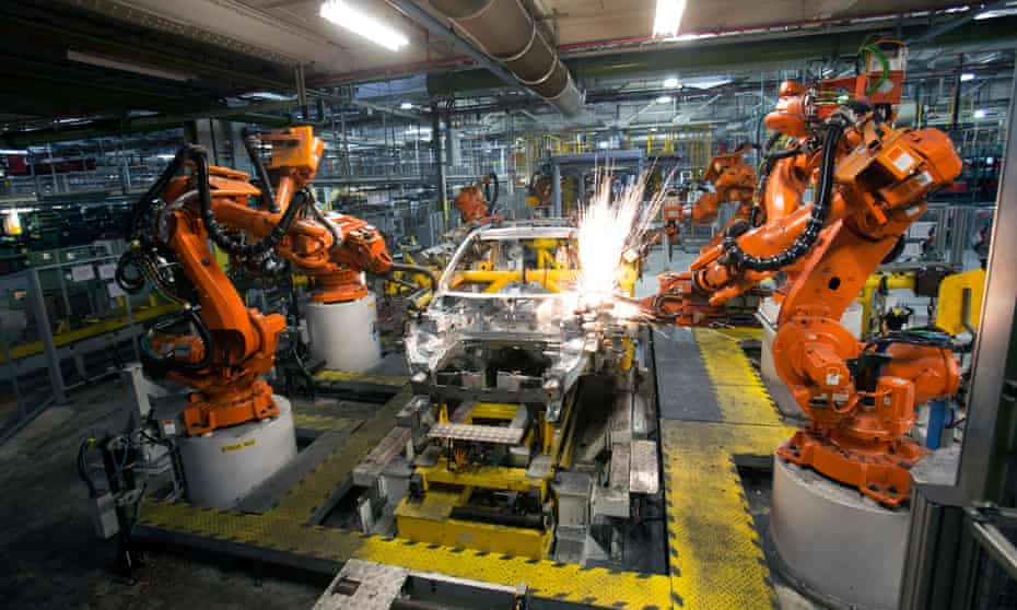 The Jaguar Land Rover plant at Halewood