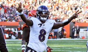 Lamar Jackson continued to dazzle on Sunday