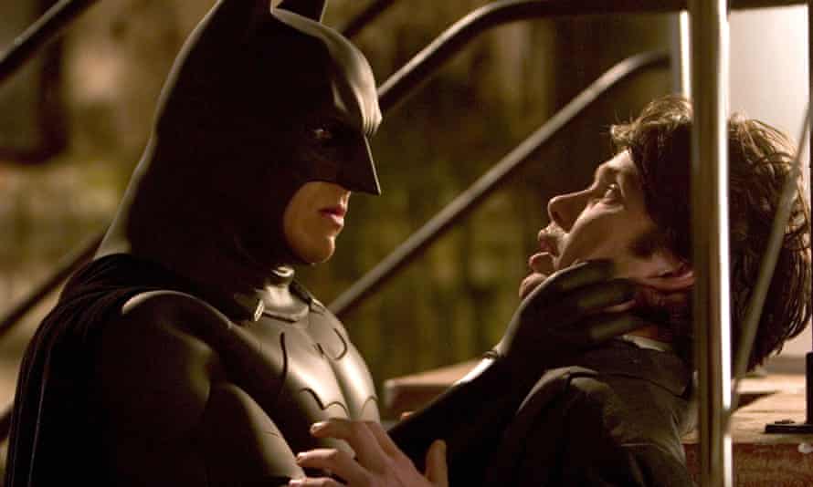 Christian Bale and Cillian Murphy in Batman Begins
